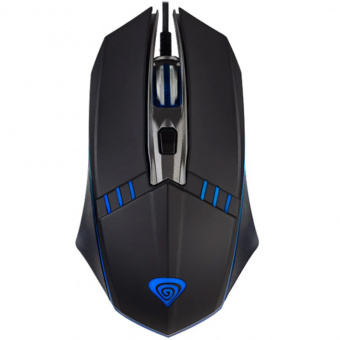 Мышь проводная PERFEO PF_A4781 "GAME", 4 кн, DPI 800-1400, чёрный, Game Design (1/100)