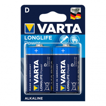 Элементы питания Varta LONGLIFE POWER (high energy) LR20 2BL (4920) (20/100)