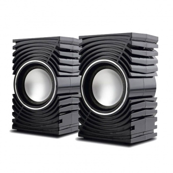 Колонки 2.0 PERFEO PF_4831, "MIRAGE" USB, мощность 2х1.5 Вт (RMS), черный (1/15)