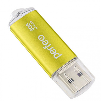 USB3.0 флеш-накопитель PERFEO 8GB C14 Gold metal series (1/10)