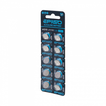 Элементы питания EPILSO AG10 10BC 1.5V (389,1130) (10/100/1600)