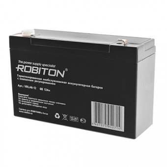 Аккумулятор ROBITON VRLA6-12.0 (6V 12Ah) (1/10)