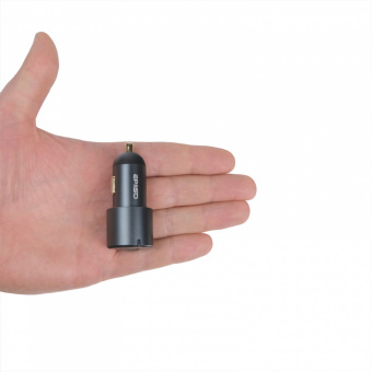 Зарядное устройство USB EPILSO EPD-CA115 100Вт авто (USB-C, USB-A) серый (1/100)