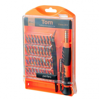 Отвёртка PERFEO PF_A4873 набор Tom с набором бит (насадок) 39 в 1 (1/50)