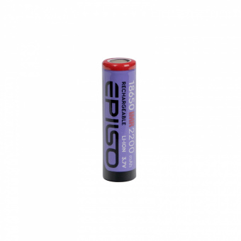 Аккумулятор EPILSO 18650 2200mAh 3.7V 1pcs/bulk без защиты (IMR,20A) высокотоковые (1/50/600)