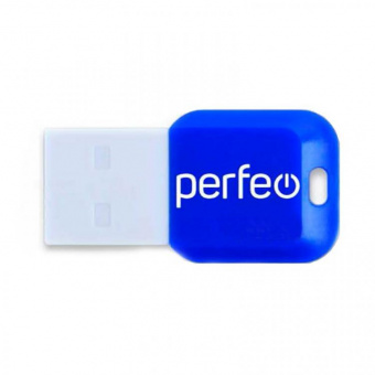 USB2.0 флеш-накопитель PERFEO 32GB M02 Blue (1/10)