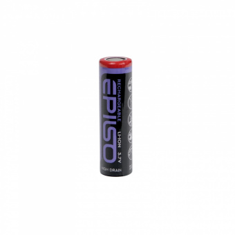Аккумулятор EPILSO 18650 2200mAh 3.7V 1pcs/bulk без защиты (IMR,20A) высокотоковые (1/50/600)