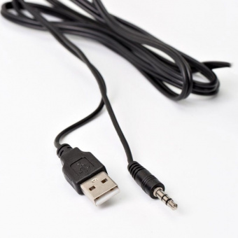 Колонки 2.0 PERFEO PF_B3376, "DISCO" USB, мощность 2х3 Вт (RMS), RGB подсветка 7 режимов, черный (1/10)