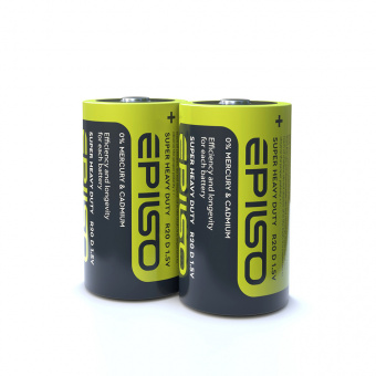 Элементы питания EPILSO R20/D 2 Shrink 1.5V (24/288)