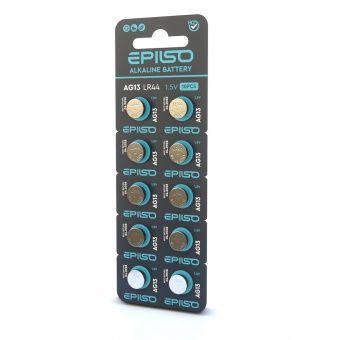 Элементы питания EPILSO AG13 10BC 1.5V (357,LR44) (10/100/1600)
