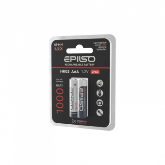 Аккумулятор EPILSO HR03/AAA 1000mAh 2BC 1.2V LSD (2/20/200)