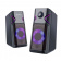 Колонки 2.0 PERFEO PF_B3376, "DISCO" USB, мощность 2х3 Вт (RMS), RGB подсветка 7 режимов, черный (1/10)