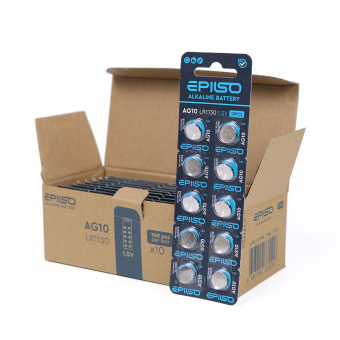 Элементы питания EPILSO AG10 10BC 1.5V (389,1130) (10/100/1600)