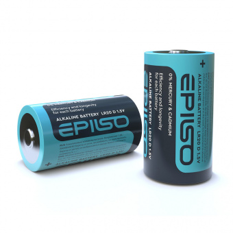 Элементы питания EPILSO  LR20/D 2 Blister Card 1.5V (12/96)