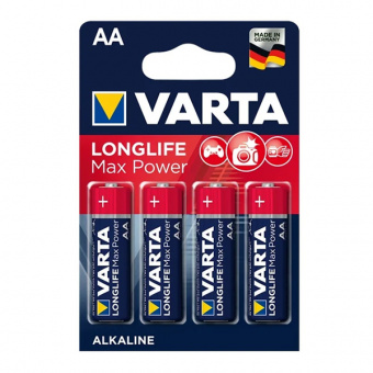 Элементы питания Varta LONGLIFE MAX POWER (max tech) LR6 4BL (4706) (4/80/400)