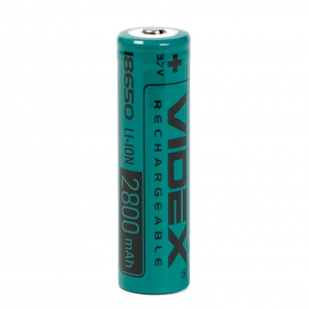 Аккумулятор VIDEX 18650 2800mAh bulk50 без защиты (1/50/600)