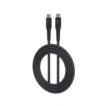 Кабель EPILSO EPD-C1010, USB-С вилка - USB-C вилка,  1 м, 100Вт, чёрный (1/100)