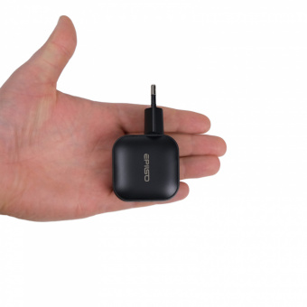 Зарядное устройство USB EPILSO EPD-PA220 48Вт GaN (USB-C, USB-A) чёрный (1/40)