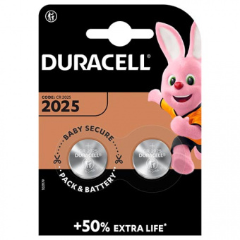 Элементы питания DURACELL CR2025 2BL (2/20/200)
