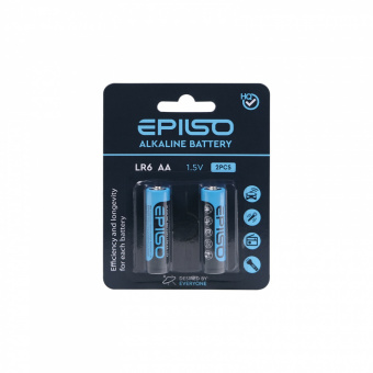 Элементы питания EPILSO  LR6/AA 2 Blister Card 1.5V (20/360)