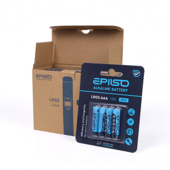Элементы питания EPILSO  LR03/AAA 4 Blister Card 1.5V (40/720)